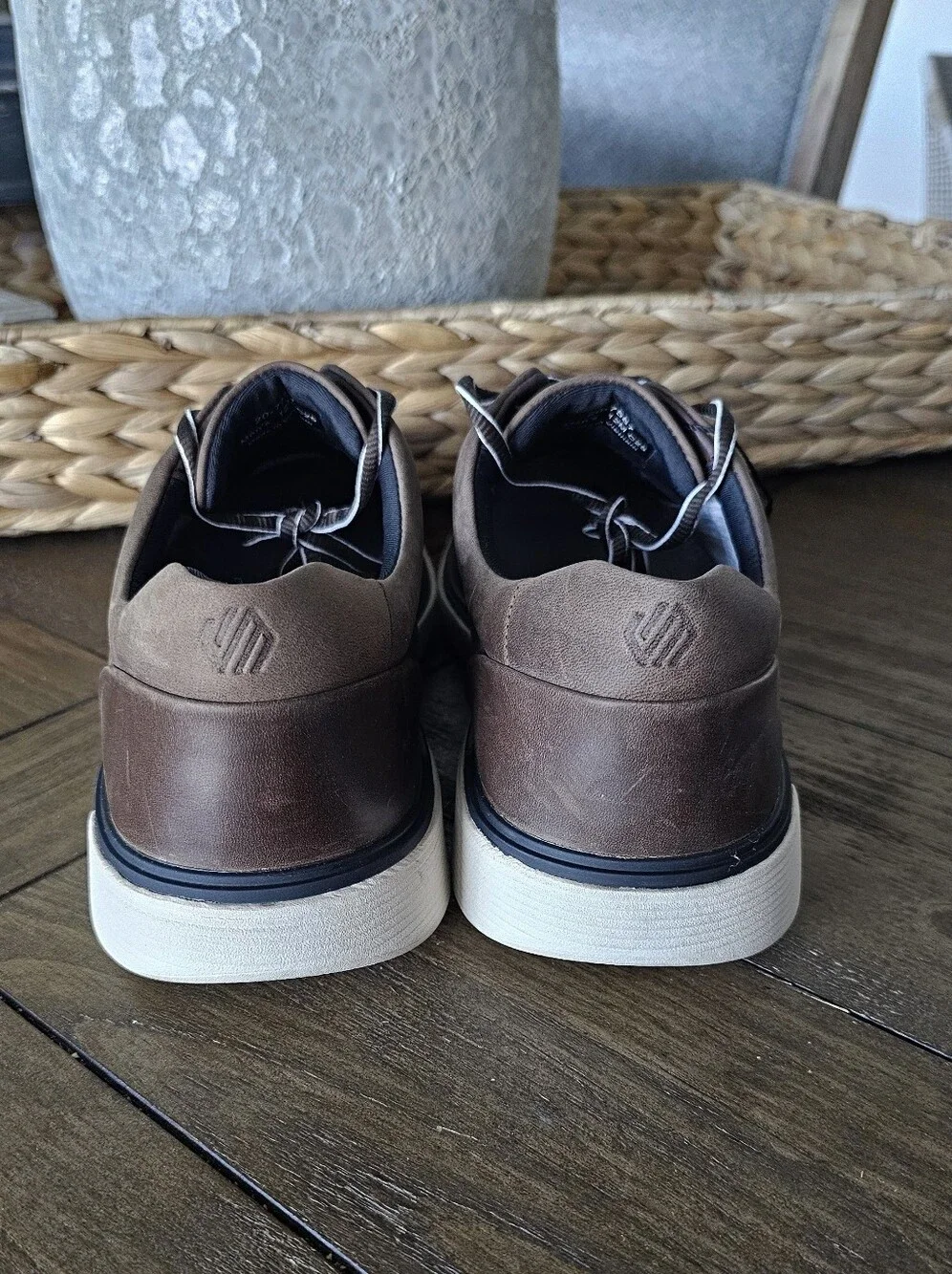 Johnston & Murphy Brown Leather Hybrid Sneakers Shoes Men's Sz 12 NWOB